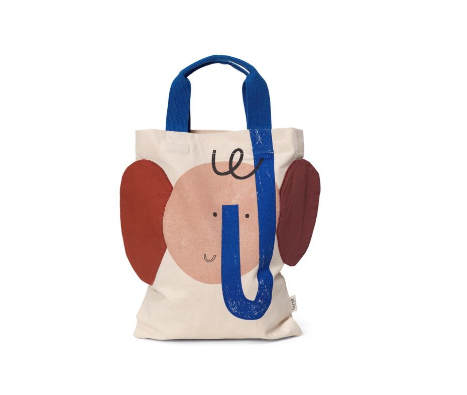 a small bag with an elephant on it