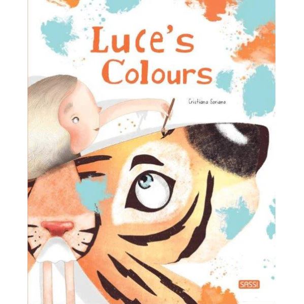 a children's book with a picture of a tiger