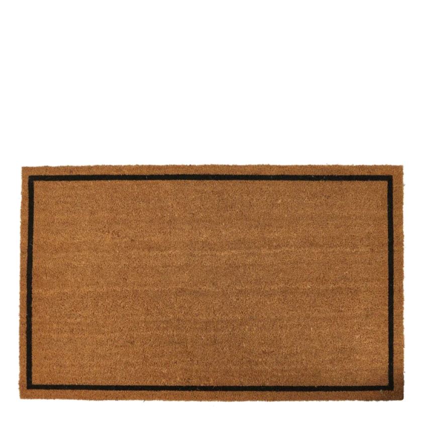 Plet Coir Doormat with Vinyl Backing - Small