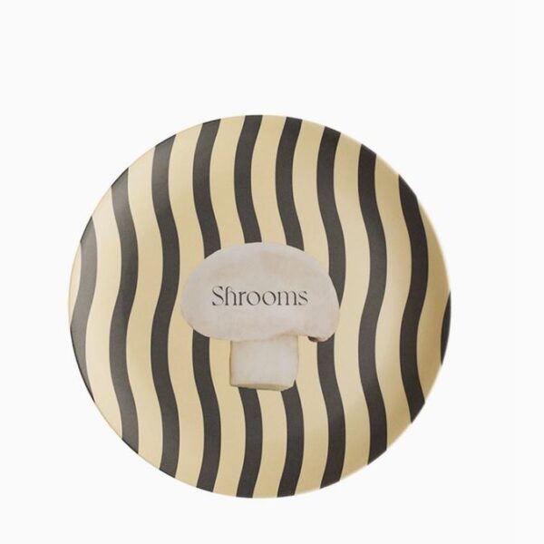 Shrooms Bamboo Plate