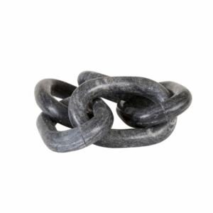 Rufus Link Marble Sculpture - Black Marble