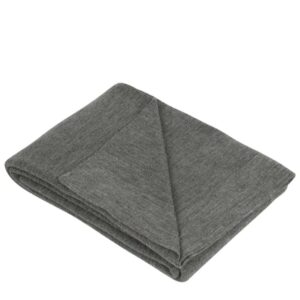 Lancaster Wool Throw - Grey (130x230cm)