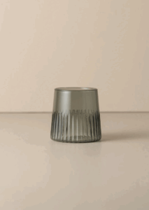 Kairos Medium Water Glass - Smoke (Set of 4)