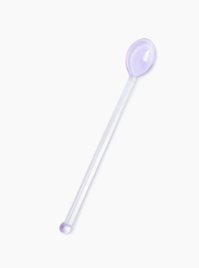 "Bonbon" Glass Spoon - Purple