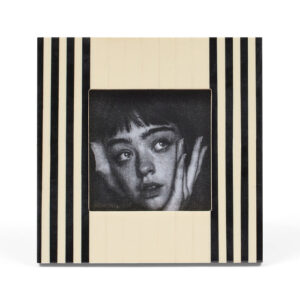 Anika Photo Frame 4 x 4 - Cream & Black