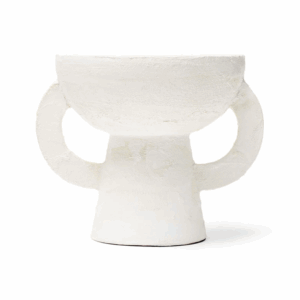 Leon Pedestal Bowl - White