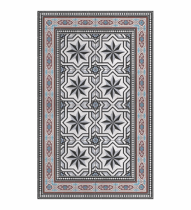 Beija Flor - NOEL CRYSTAL CONCRETE Vinyl Floor Mat (180 x 260 cm)