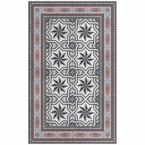 Beija Flor - NOEL CRYSTAL CONCRETE Vinyl Floor Mat (180 x 260 cm)