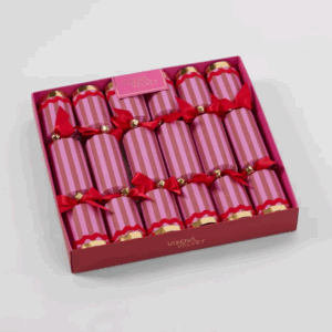 Scarlet Stripe Crackers - Fuchsia