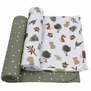 Jersey Swaddling Wrap (2Pack) - Forest Retreat