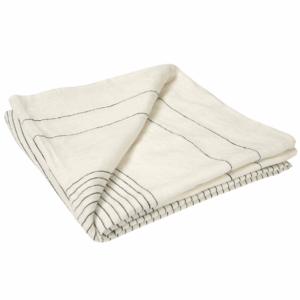 Corbin Fife Tablecloth - Black / Natural