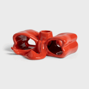 Candle Holder Ribbon - Red