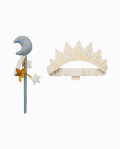 fairy dress up set moon wand and tiara