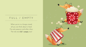 Front cover of the Opposites Touch & Feel Pocket Book designed for early sensory learning.