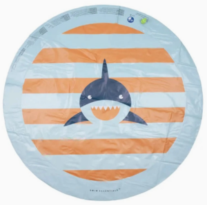 shark sprinkler mat 150cm outdoor water play
