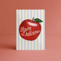 'You're Delicious' Valentine's Card