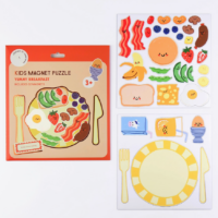 kids magnet puzzle yummy breakfast set