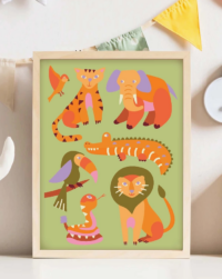 Kids Paint By Numbers - Little Safari