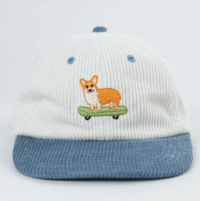 Corgi Skating Mini Lid