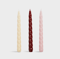 Candle Bravo - Reds (Set of 3)