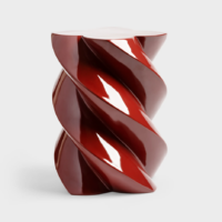 Pillar Marshmallow Burgundy