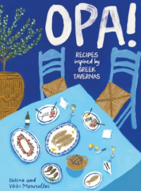 Greek taverna cookbook Opa cover with 80 recipes