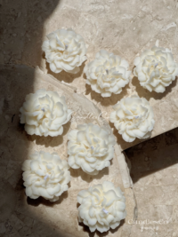 Unscented soy candle, Little Bloom handmade with natural soy wax