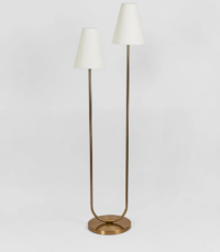Aspen Floor Lamp - Antique Brass